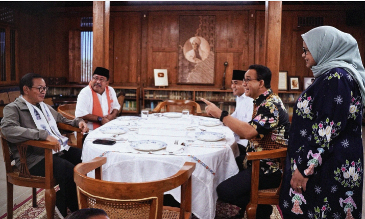 Pramono-Rano Temui Anies Baswedan, Bahas Jakarta Ditemani Lontong Sayur dan Kopi